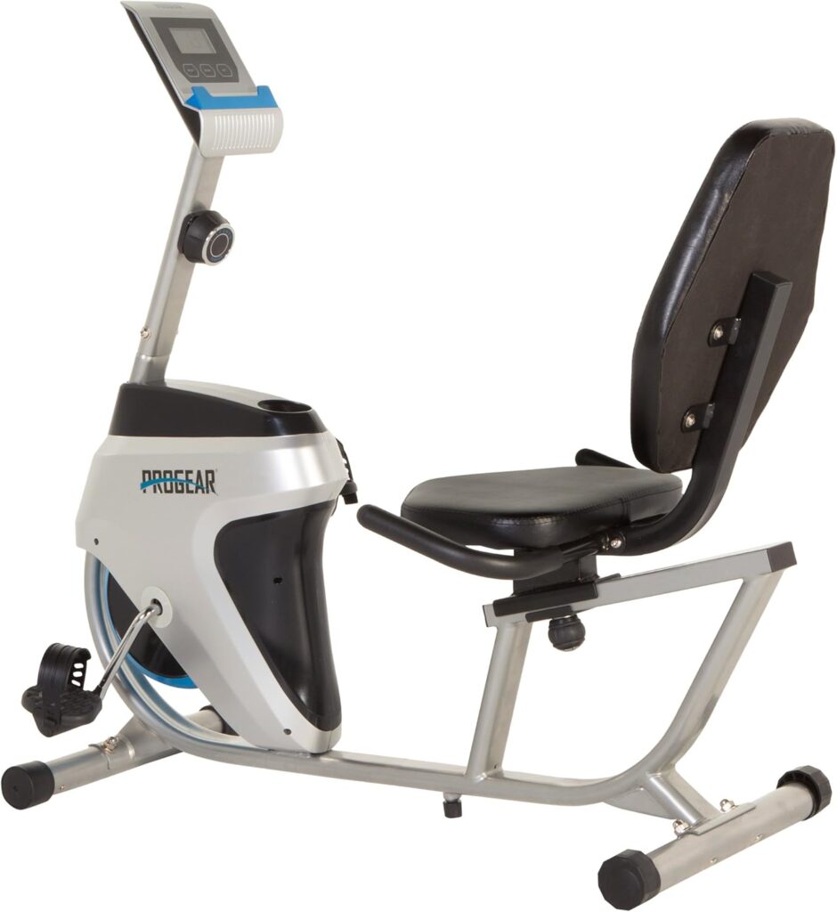 ProGear 555LXT recumbent exercise bike with magnetic resistance and LCD computer